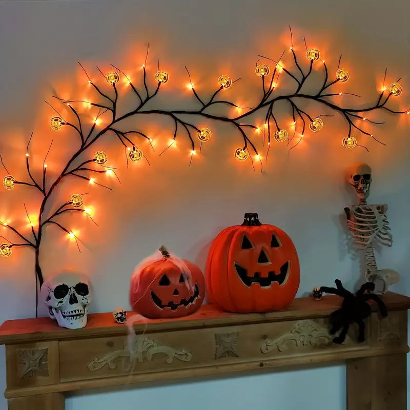 Enchanted Grove Halloween Lights: Willow Whispers