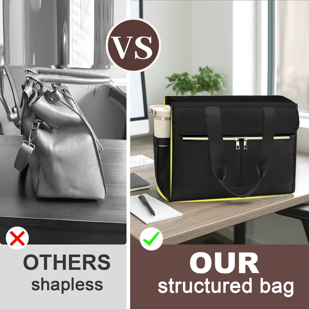Large Capacity Laptop Tote Briefcase