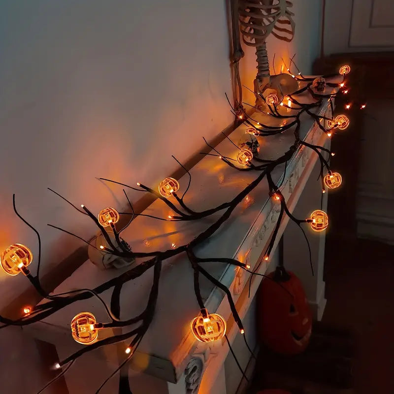 Enchanted Grove Halloween Lights: Willow Whispers