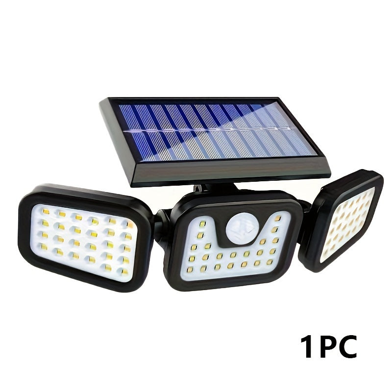 Solar Motion Sensor Outdoor Light with 74 LED