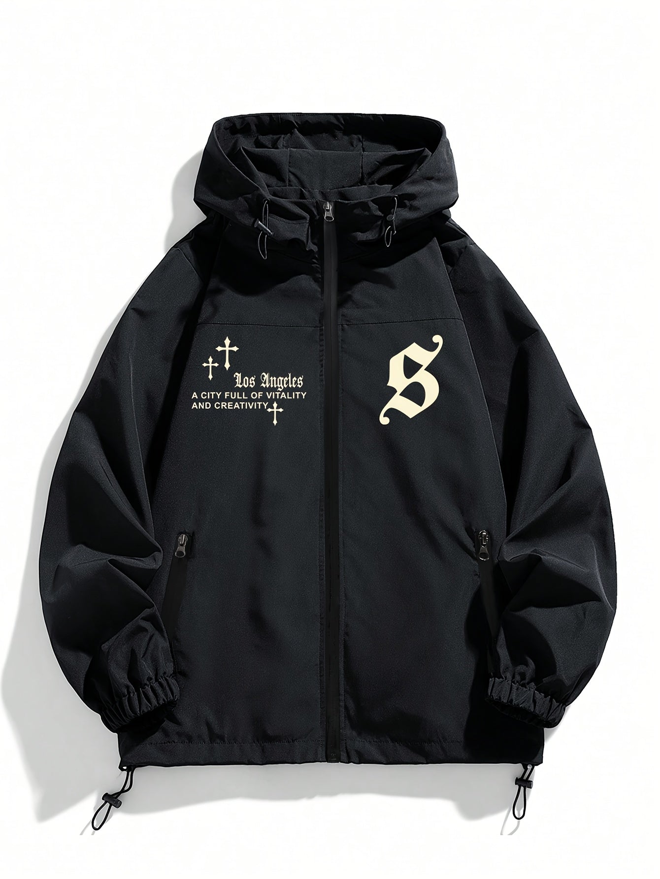 High-Quality Printed Hooded Jacket