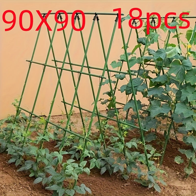 Metal Garden Trellis Set for Climbing Plants (18pcs)