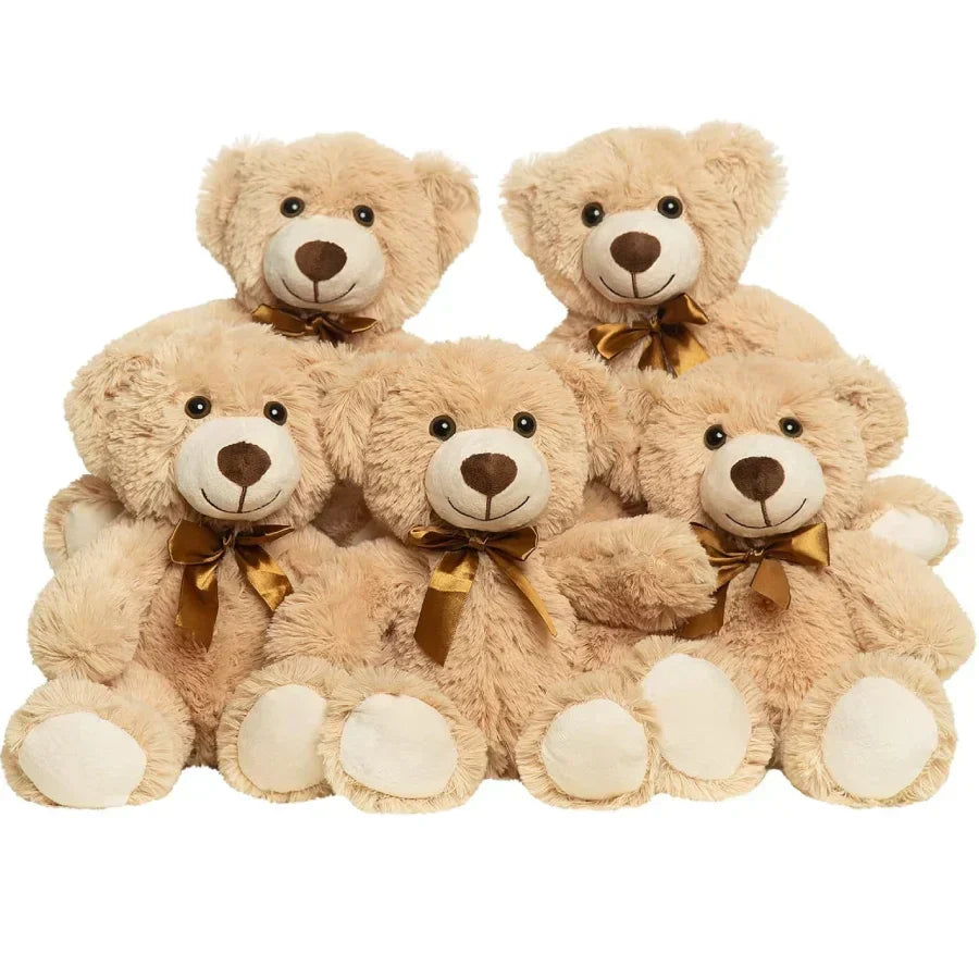 5Pcs Valentines Plush Bears Stuffed Animals