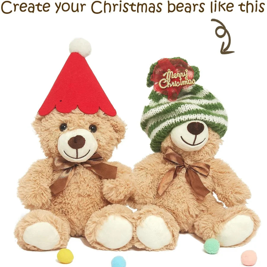 5Pcs Valentines Plush Bears Stuffed Animals