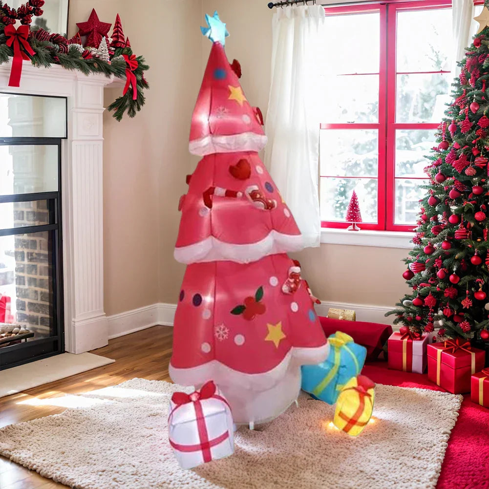 Inflatable Christmas Tree With Led Lights