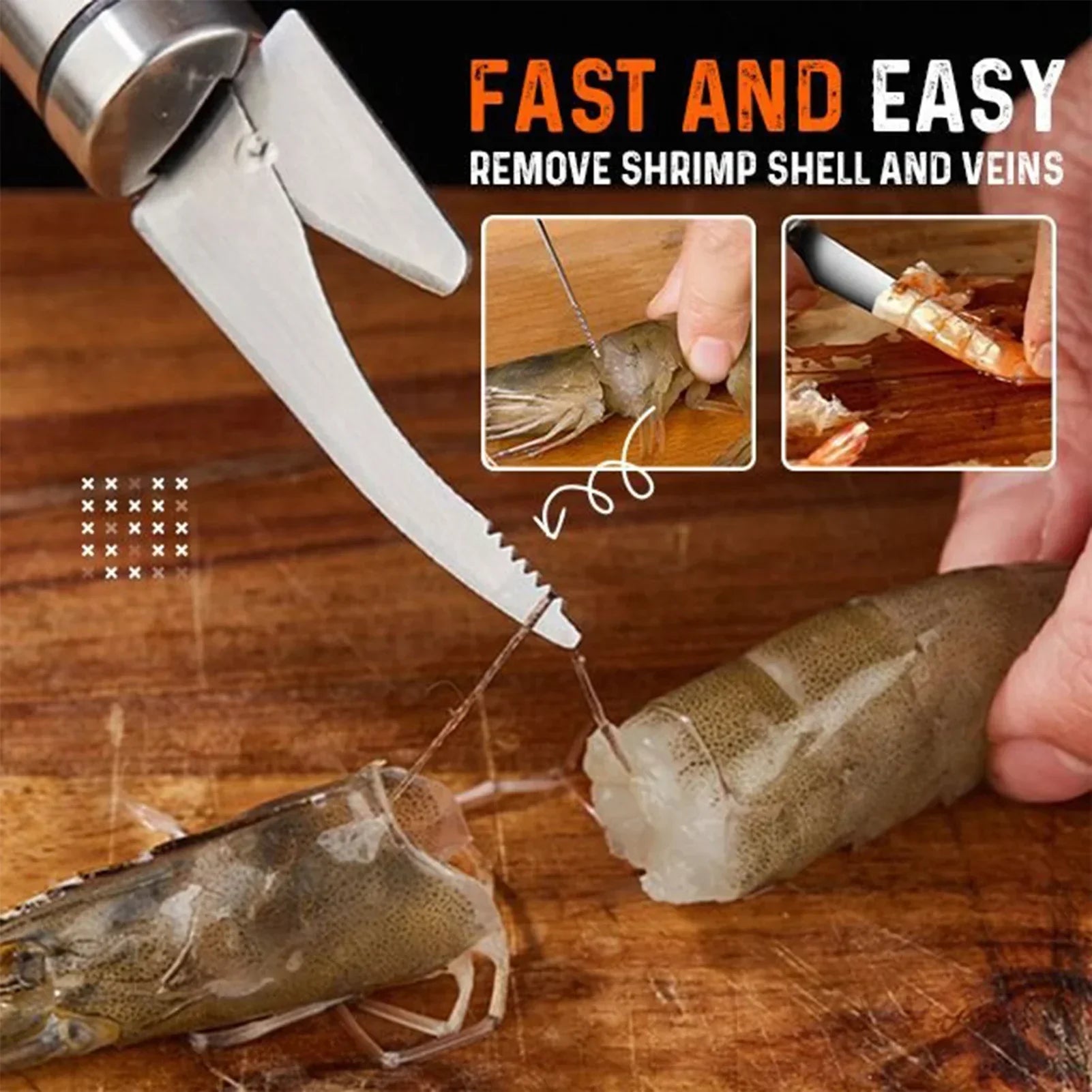 6-In-1 Multifunctional Shrimp Peeler & Fish Scaler