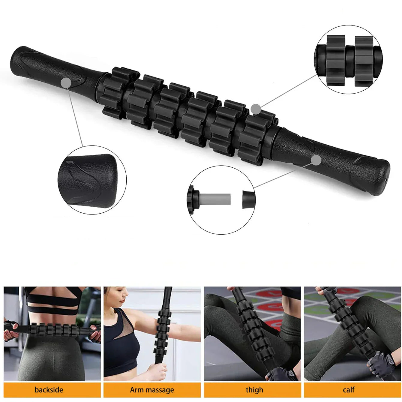 6-In-1 Yoga Training Set Foam Roller