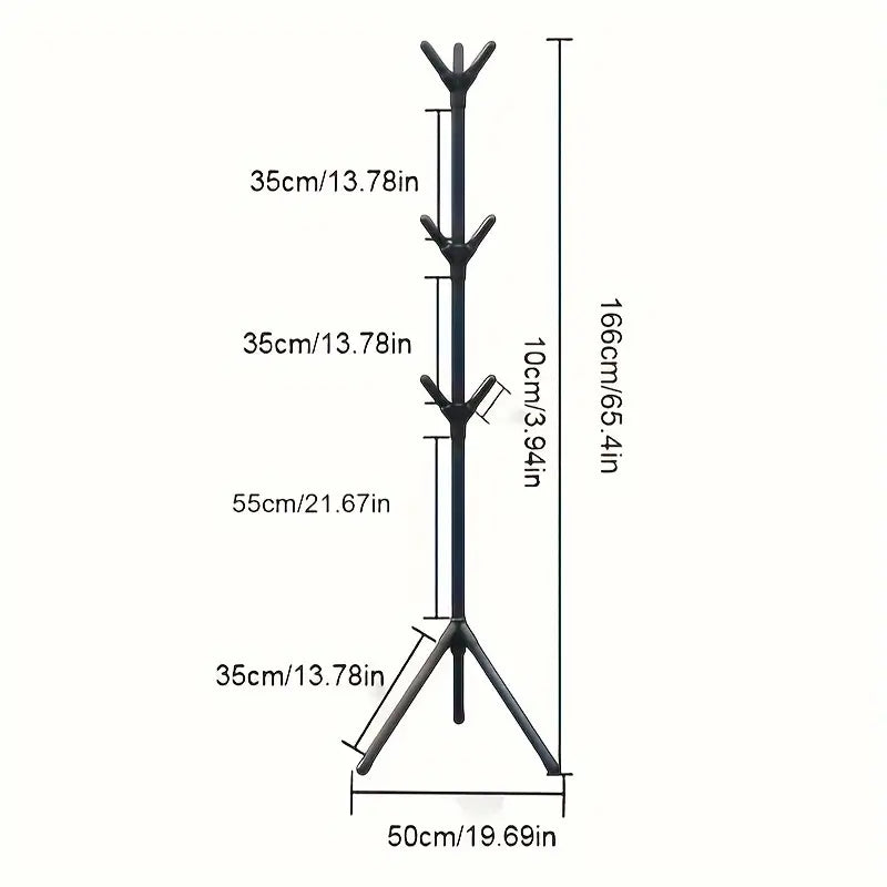 Effortless Elegance: Minimalist Assembly Floor Coat Rack
