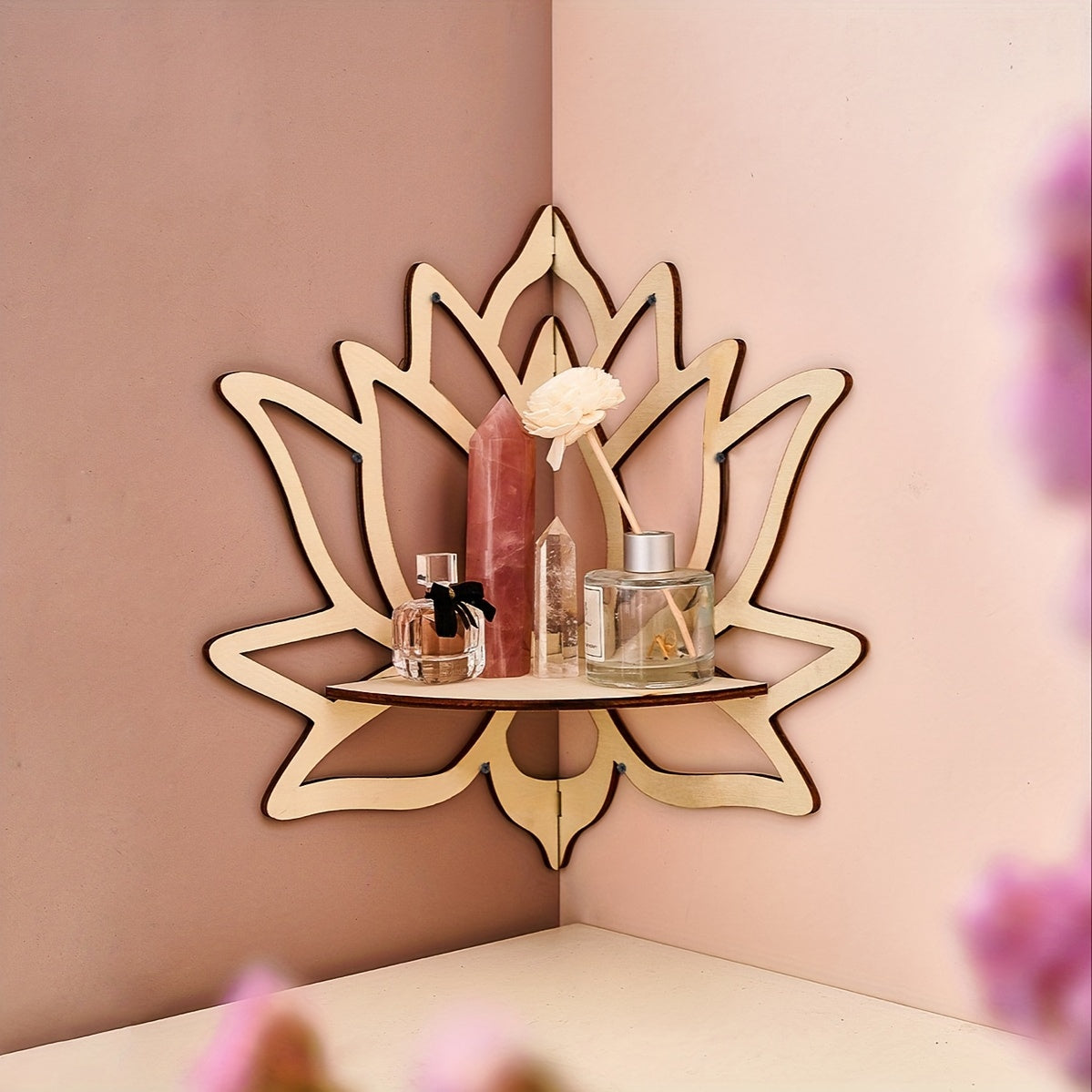 Lotus Wall-Mounted Display Rack