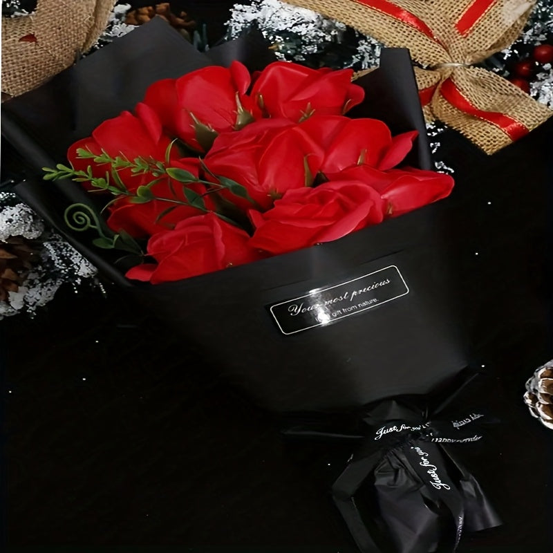 Eternal Rose Bouquet (9 Pcs)