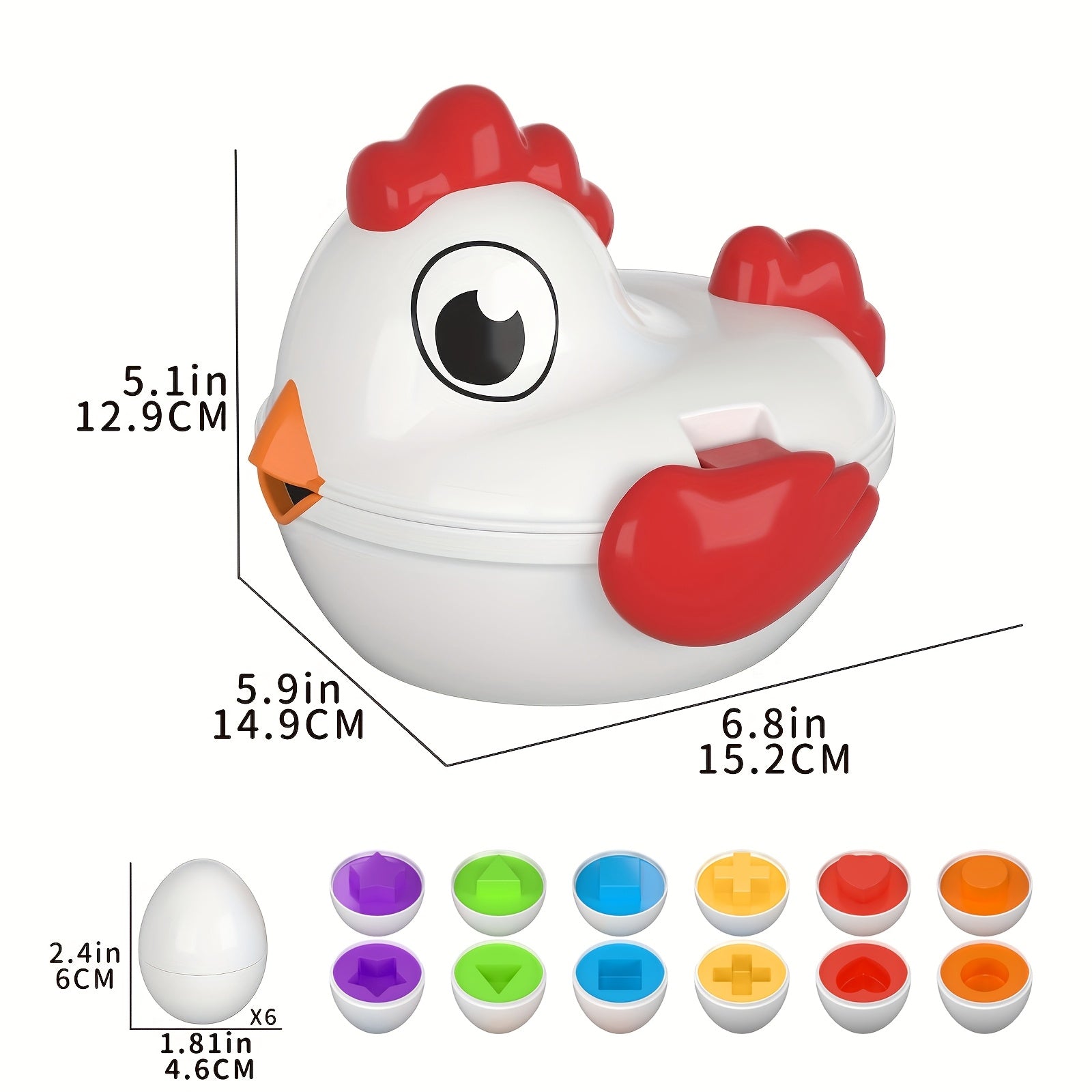 Easter Egg Shape Sorting Toy For Kids