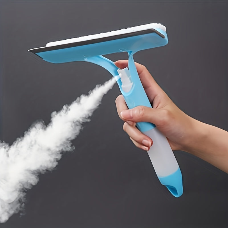 Multi-Functional Glass Cleaning Tool With Sprinkle