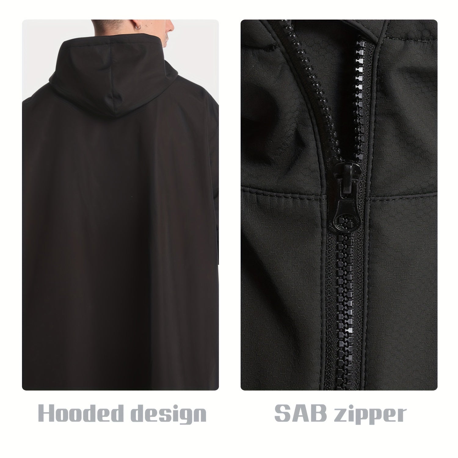 Quick Dry Hooded Surf Poncho Towel Robe