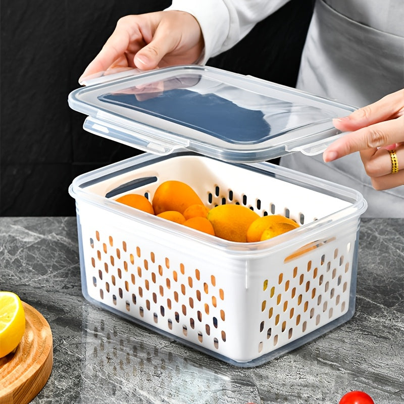 9Pcs Bpa-Free Plastic Food Storage Containers Set