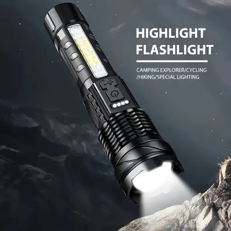 Powerful Rechargeable Torch Flood Light for Outdoor Camping