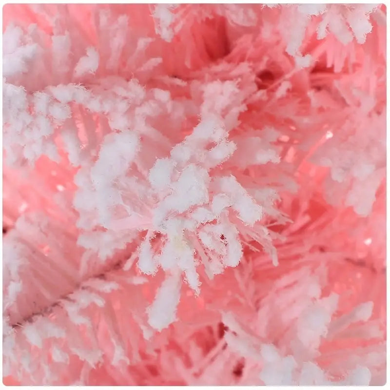 Pretty in Pink: A Festive Flocking Christmas Tree