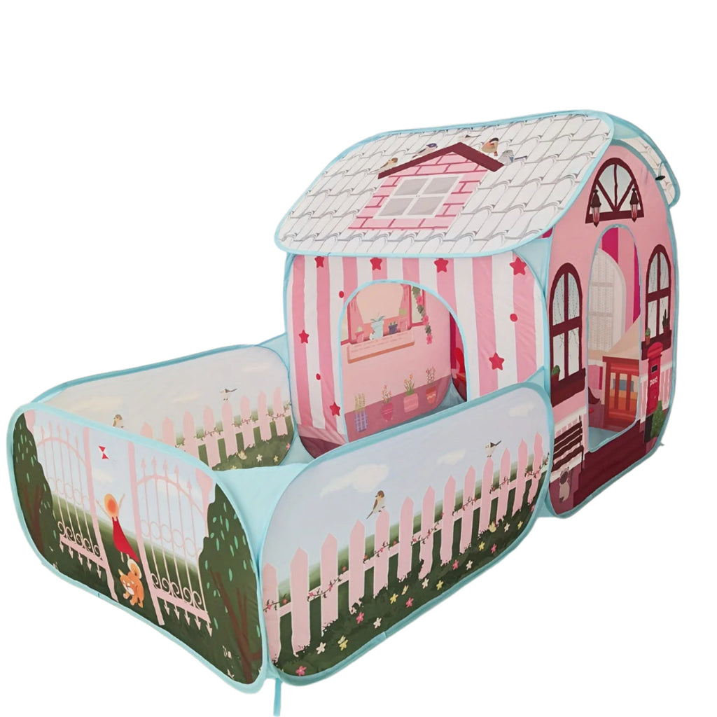 Pop-Up Kids Playhouse Indoor Outdoor Tent