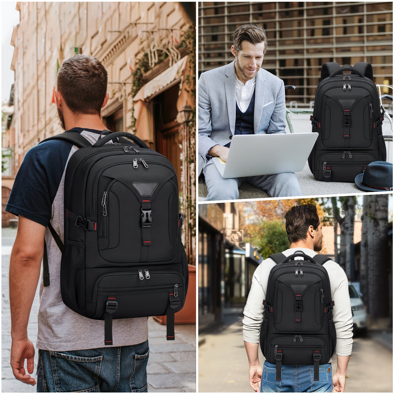 Men's Laptop Backpack Travel Daypack