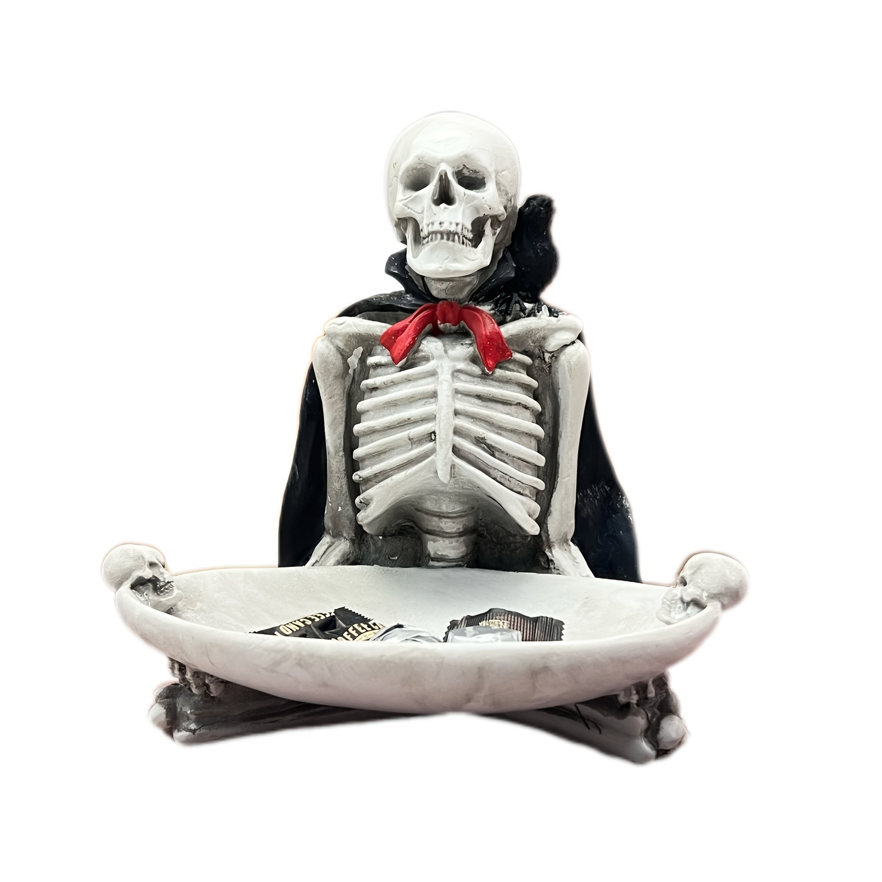 Gothic Skull Tray Resin Storage Decor