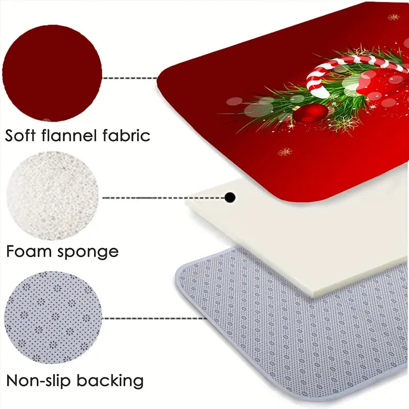 Merry & Bright: 4-Piece Christmas Bathroom Accessory Set