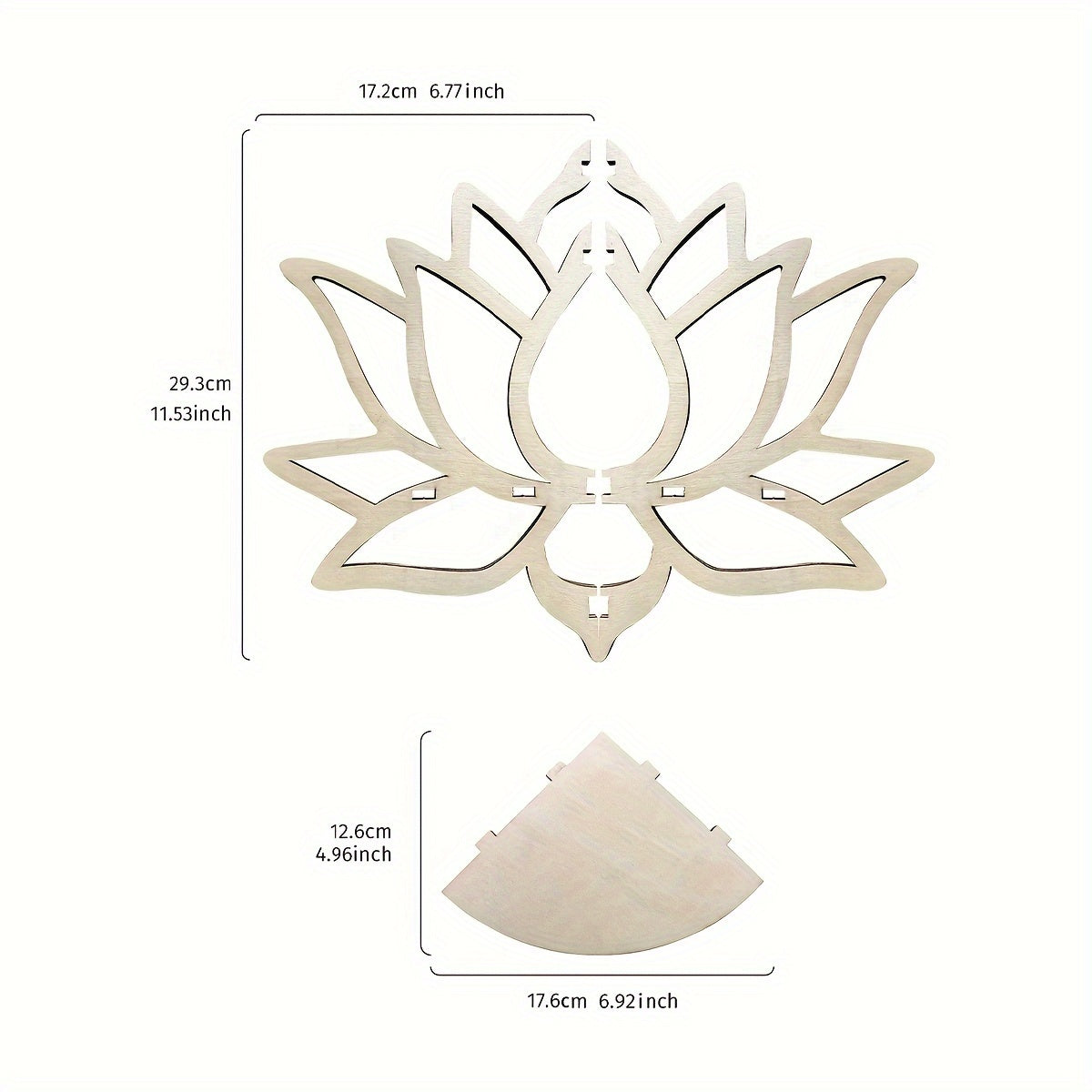 Lotus Wall-Mounted Display Rack