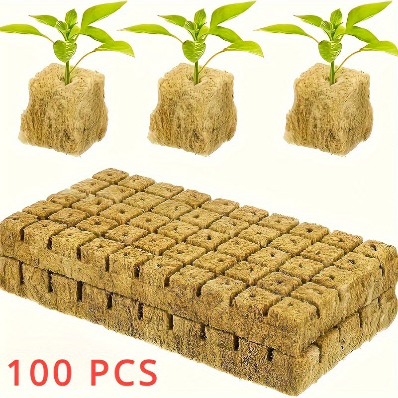 High Porosity Rockwool Grow Cubes For Seed Germination