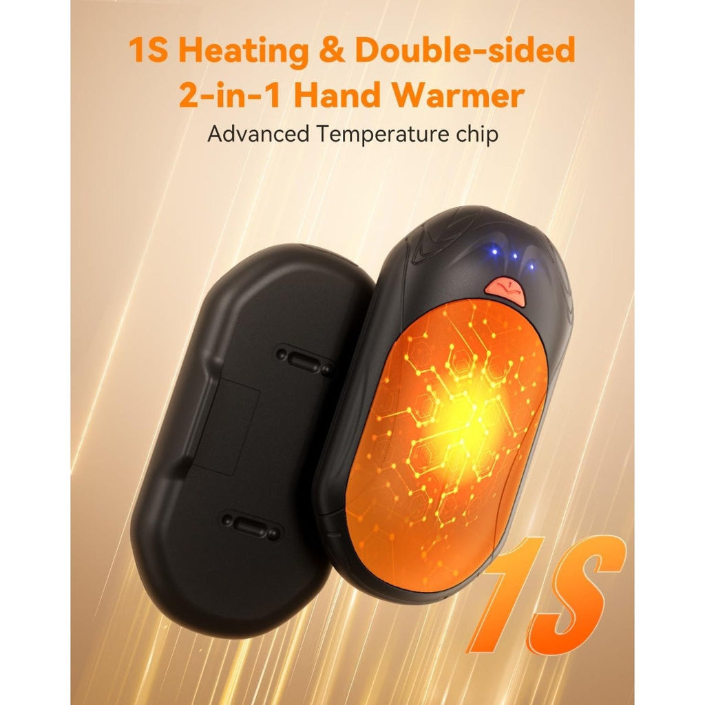 2-Pack Rechargeable Hand Warmers with 3 Heat Settings