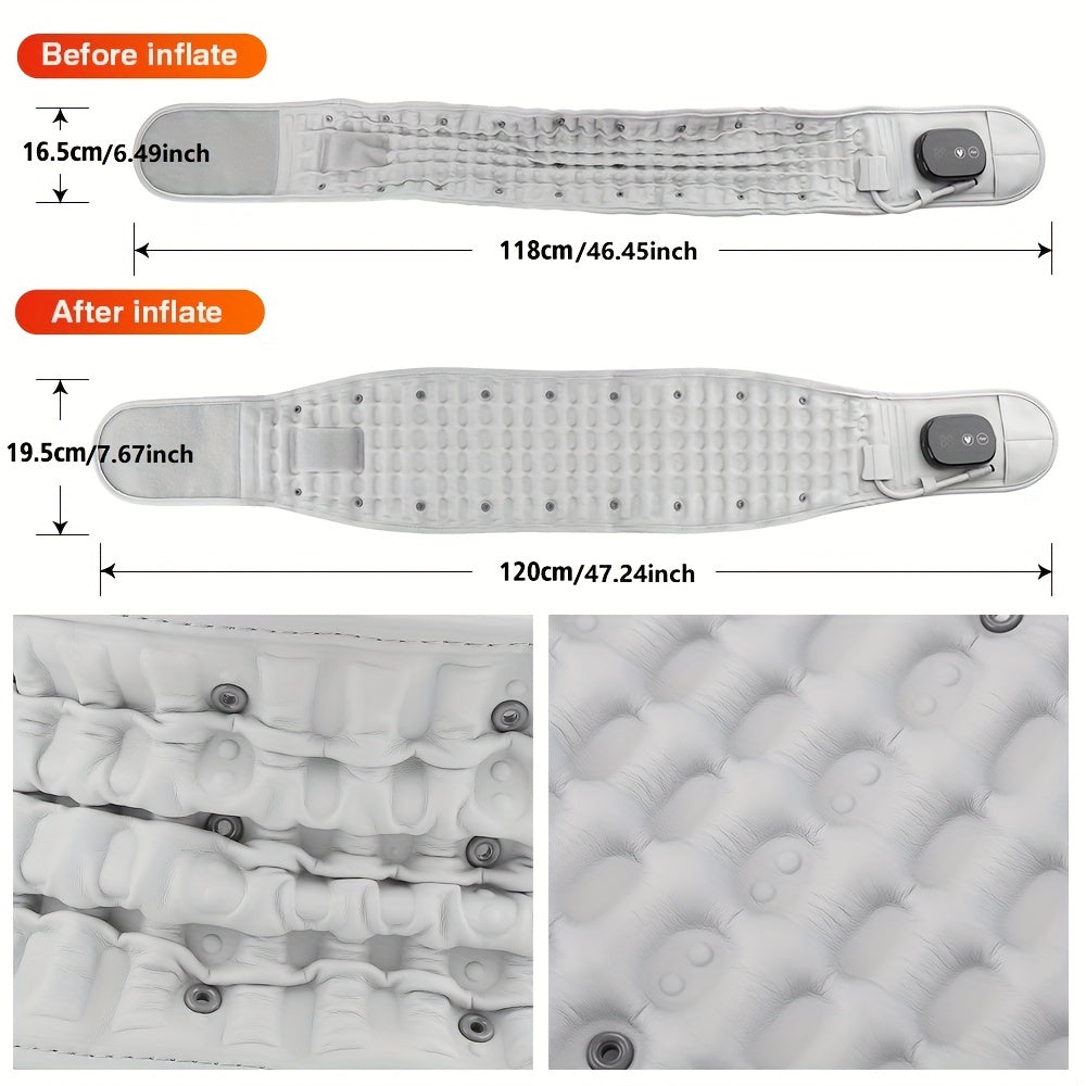 1Pc Decompression Back Belt – Lower Lumbar Support Back Brace(Grey)