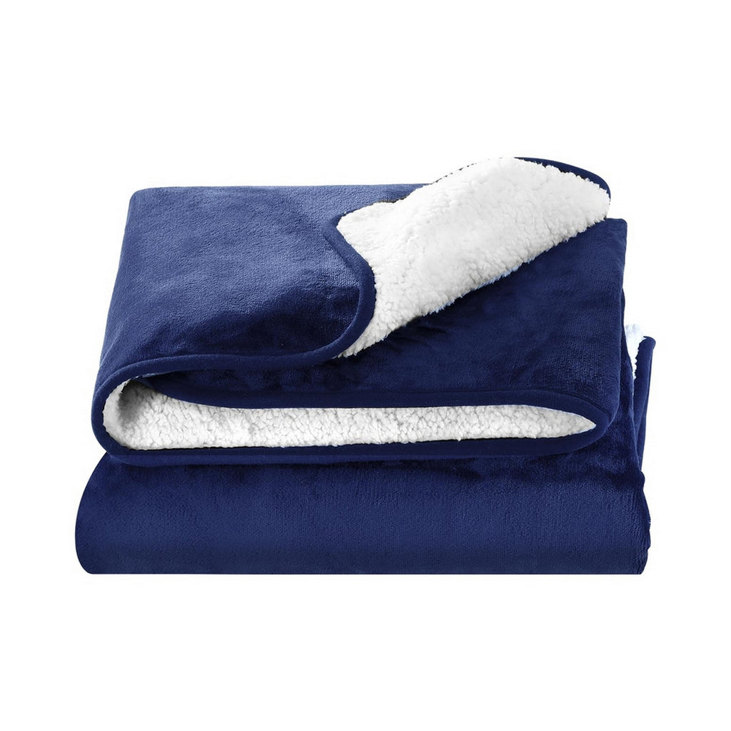Heated Electric Throw Blanket - Double-Sided Flannel