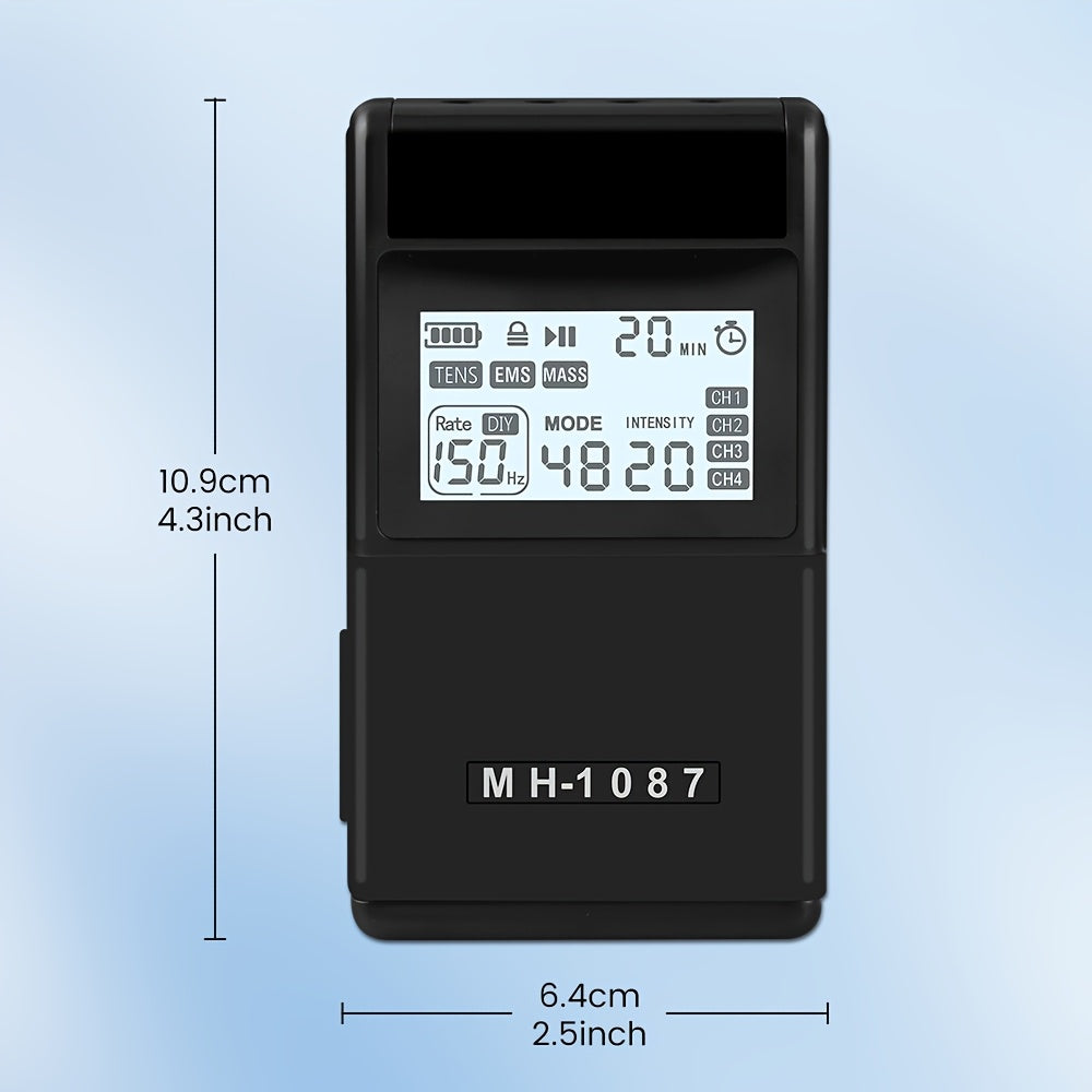 Digital 4-Channel TENS EMS Muscle Stimulator