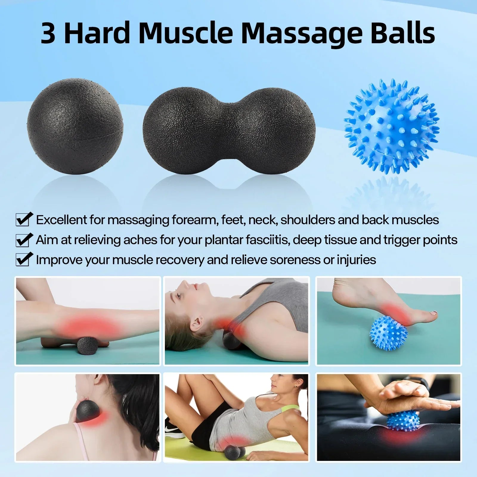 7-In-1 Foam Roller Set For Yoga And Pain Relief