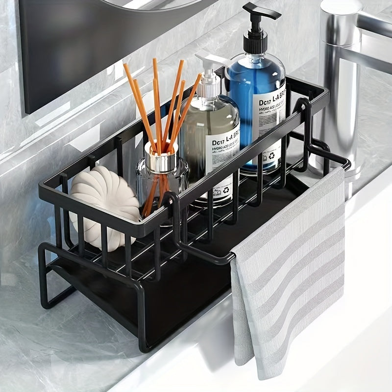Rag Holder Sponge Drain Basket For Bathroom & Kitchen