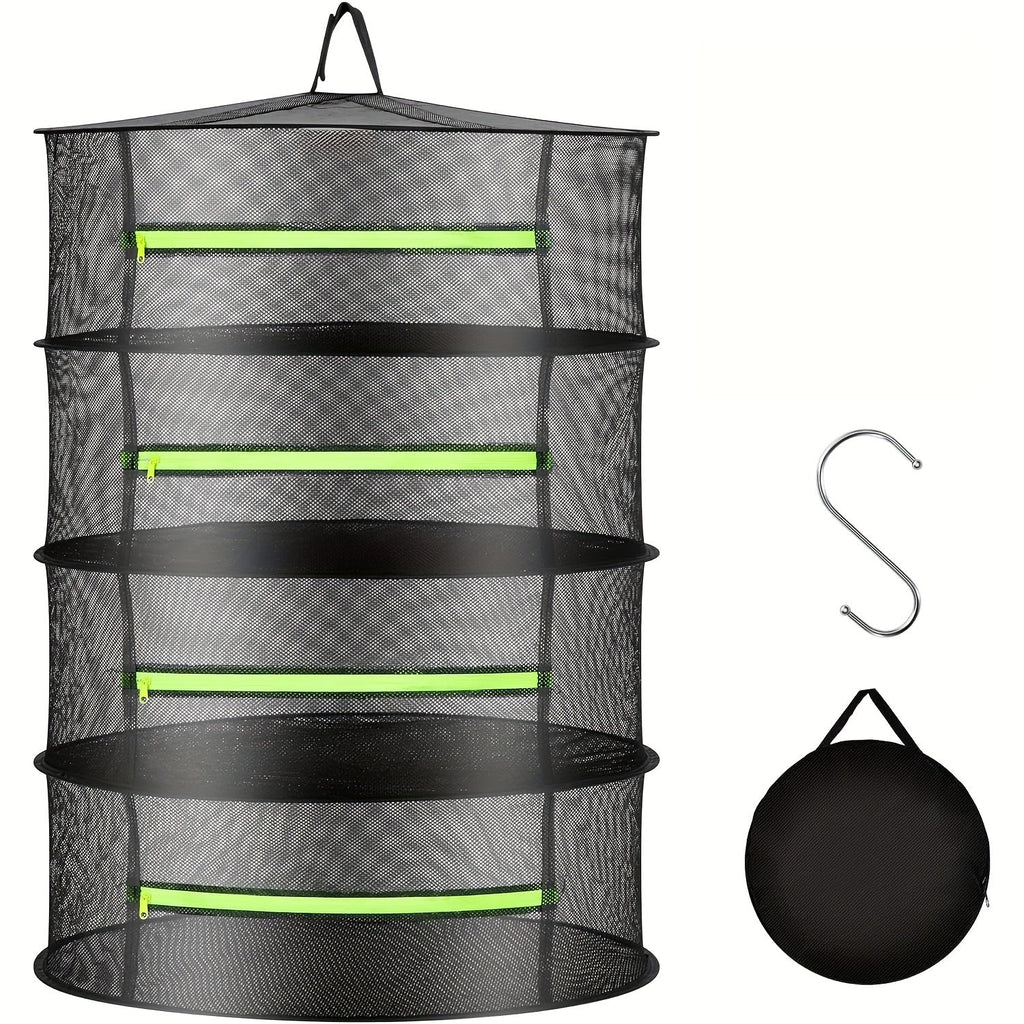 Hanging Plant Mesh Drying Rack (4-Tier)