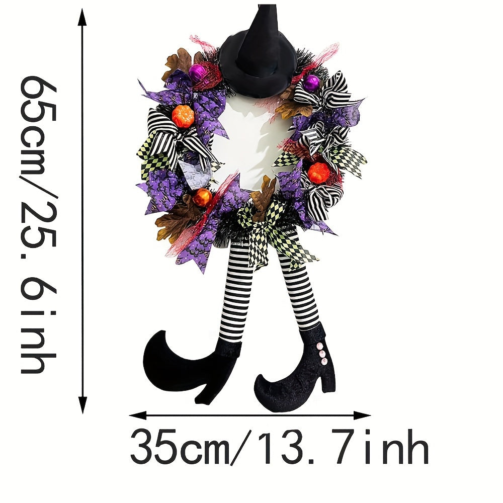 Spooky Witch Halloween Wreath Wall and Door Decor