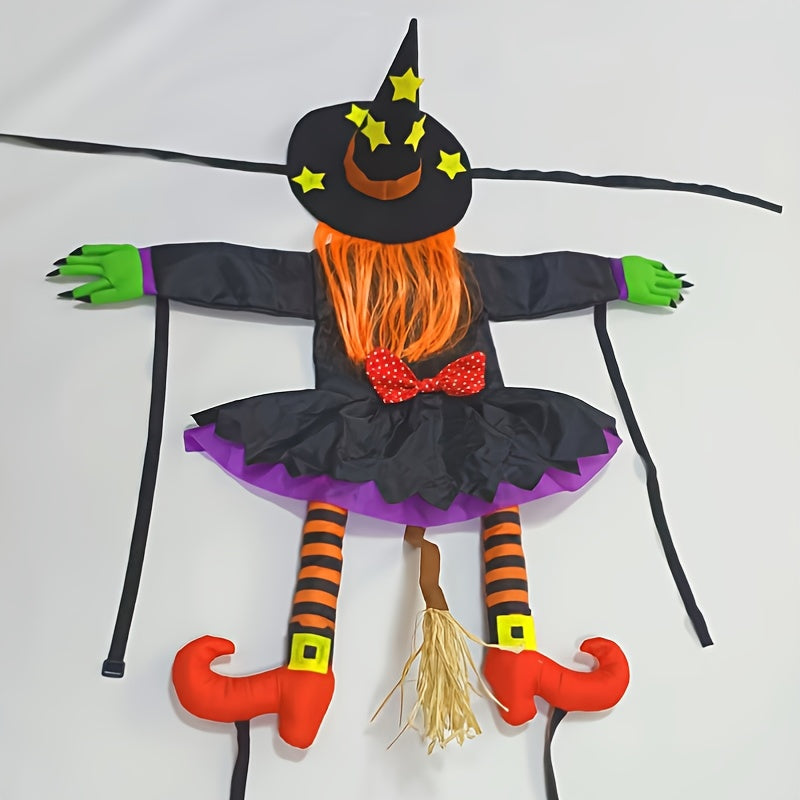 Halloween Witch Hanging Decor Outdoor Tree Climbing