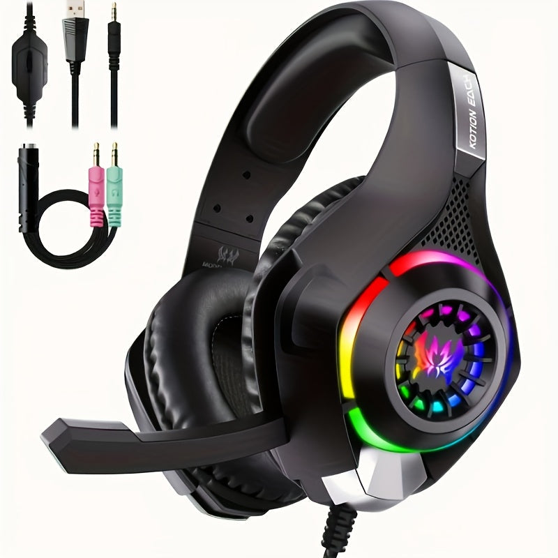 Gaming Headset PC PS4 PS5 Xbox RGB