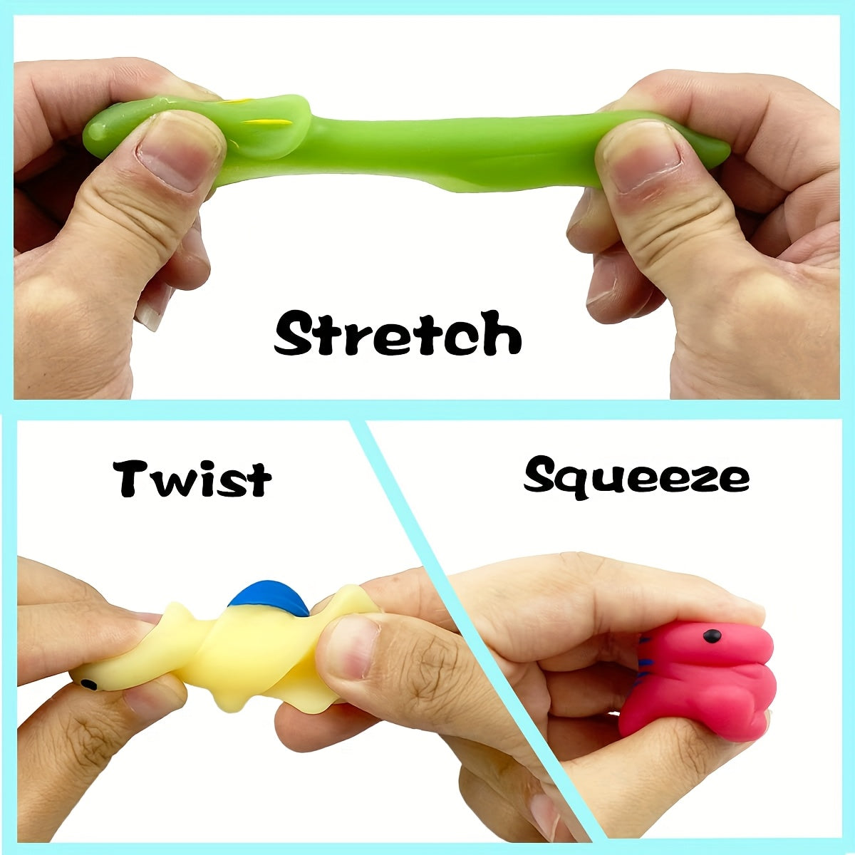 24pcs Dinosaur Squishy Easter Eggs with Mochi Toys