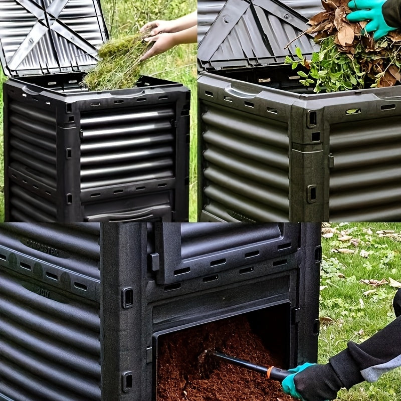Square Compost Bin with Lid