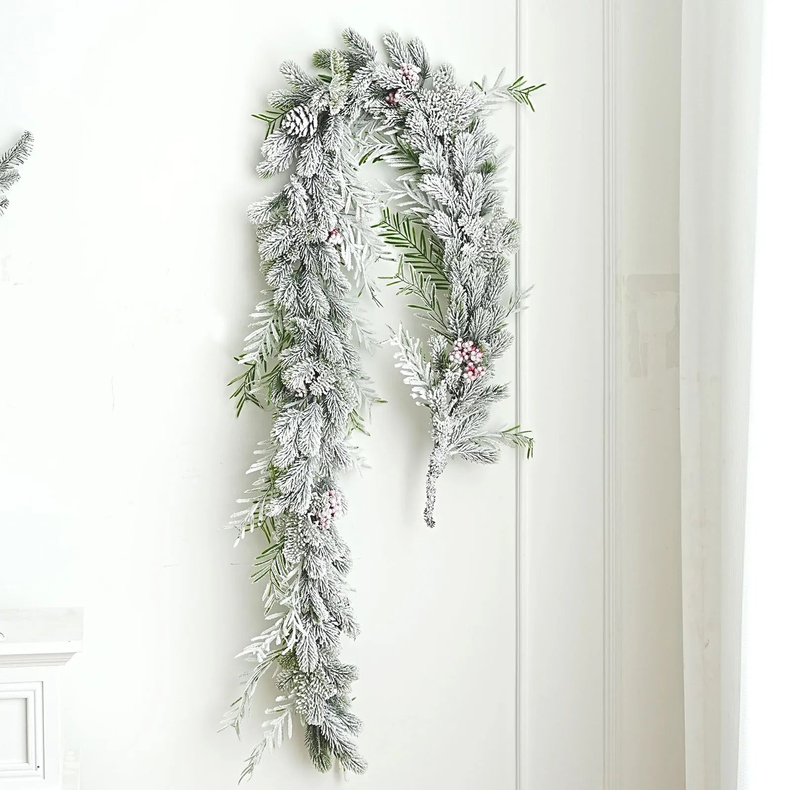 Red Berry Christmas Wreath Holiday Decor