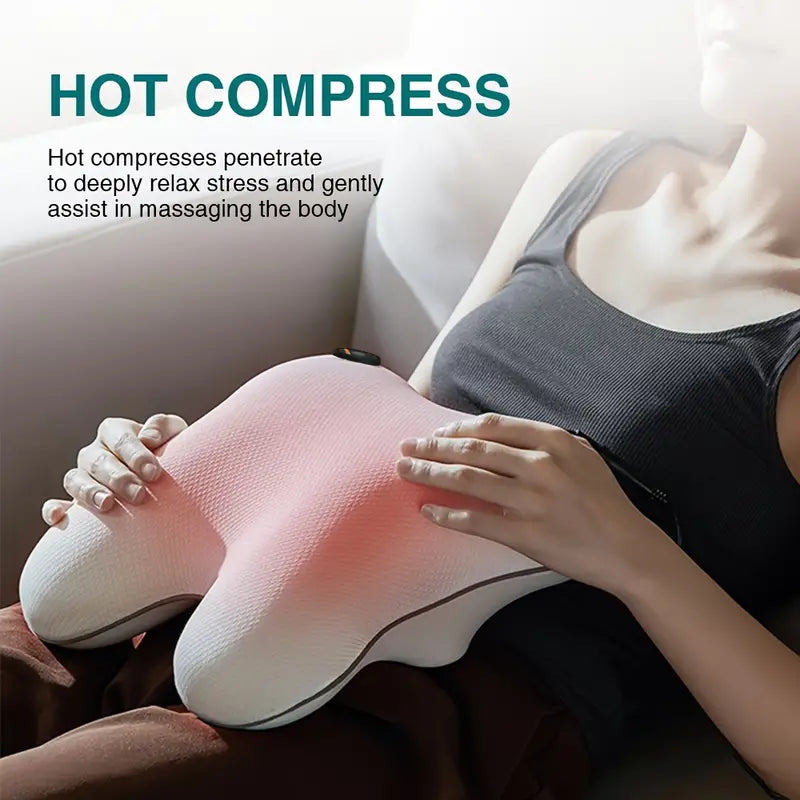 Cordless Shiatsu Back Massager with Heat - Green