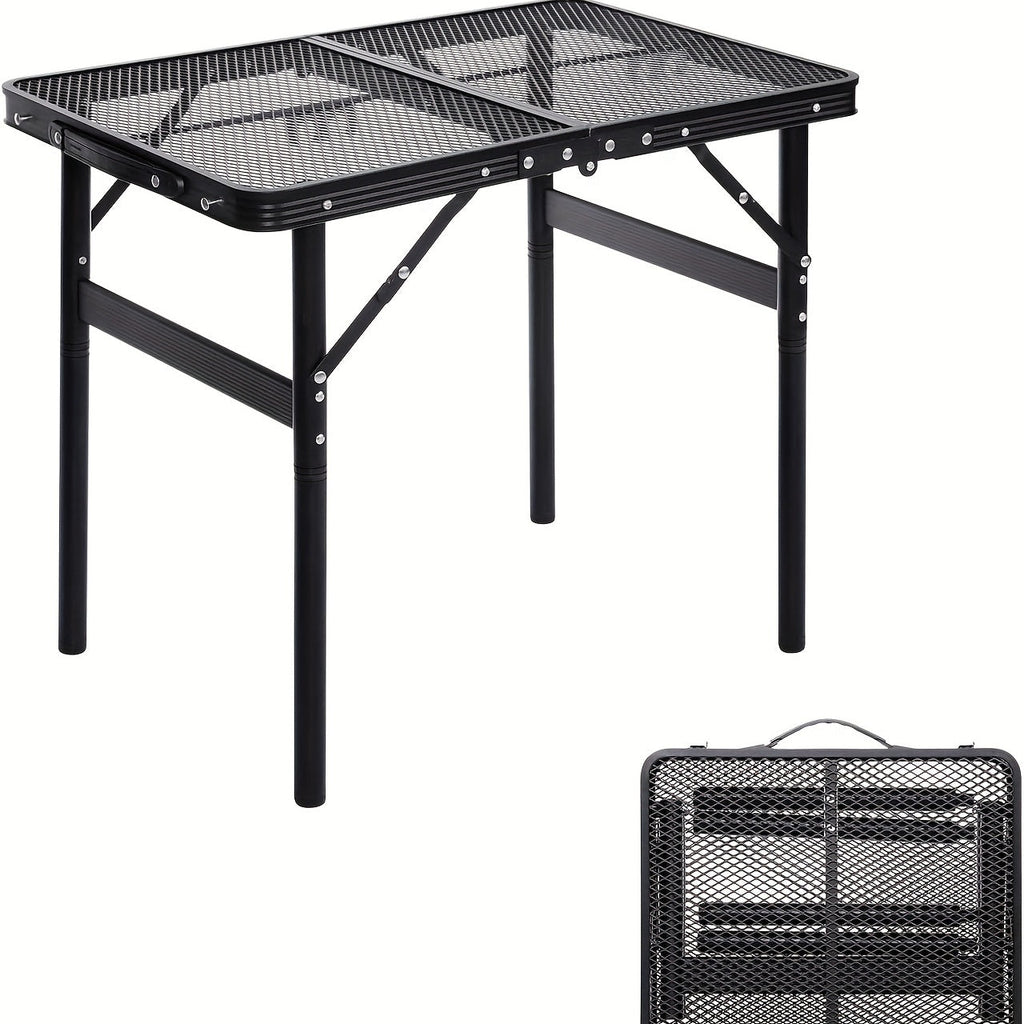 Folding Table with Adjustable Height