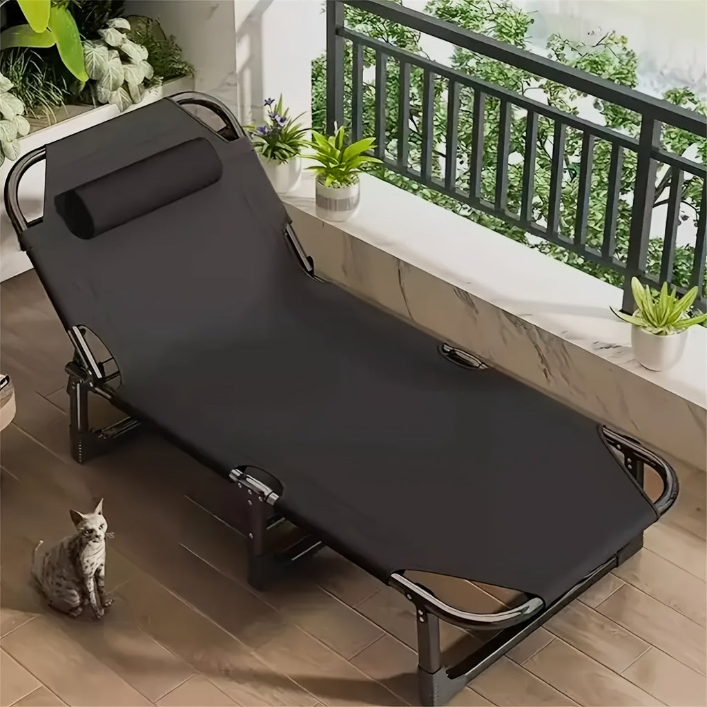 Sun Lounge Bed with Adjustable Recline