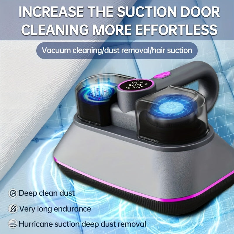 Wireless Dual-Cup Vacuum Cleaner with LED Display
