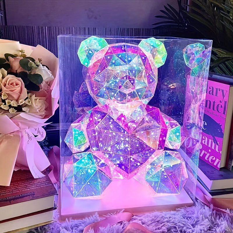 Led Bear Figurine Usb & Battery Powered