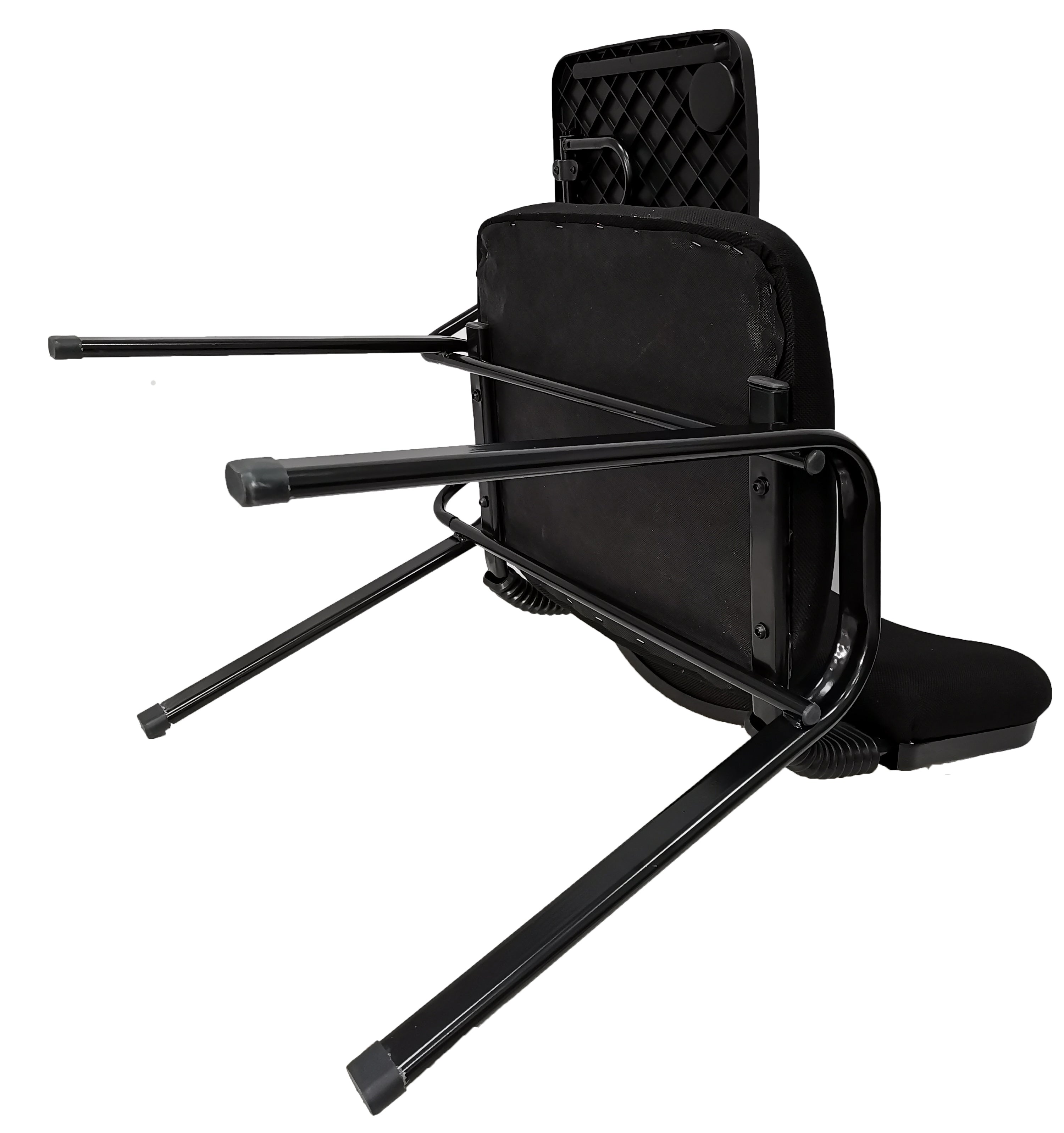Lecture Chair with Table Top for Classroom Lecture Training Conference (Set of 6-Black)