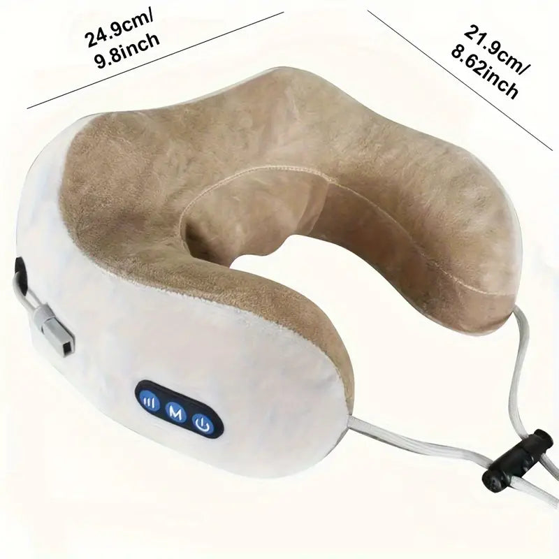 Soothing Heat Therapy Neck Massager - U-Shaped Pillow