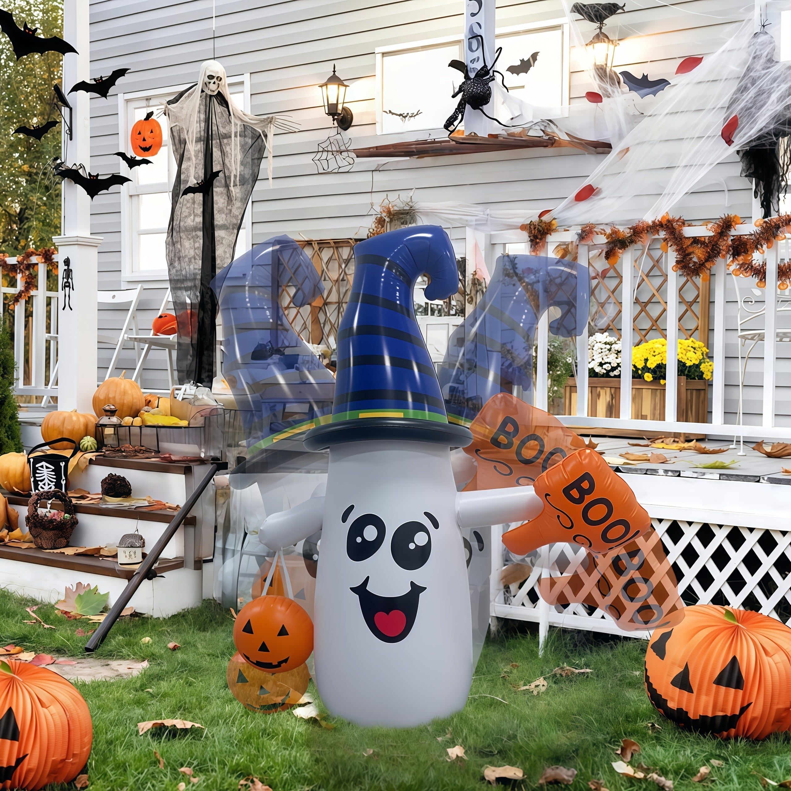 Inflatable Halloween Ghost Decoration PVC