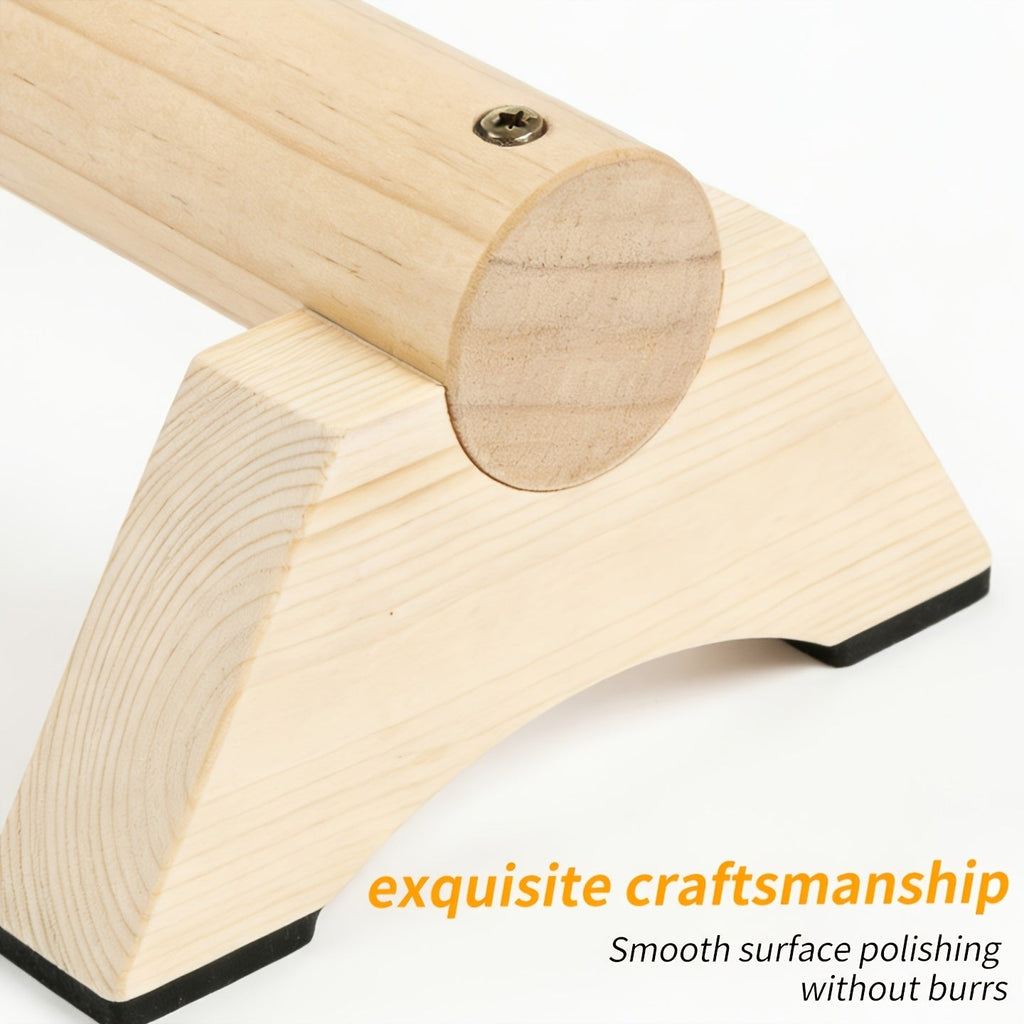 Solid Wood Balance Board Trainer for Core Strength & Stability