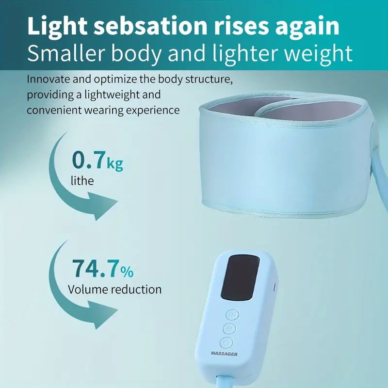 360° Relaxing Electric Scalp Massager with Heat & Knead(Blue)