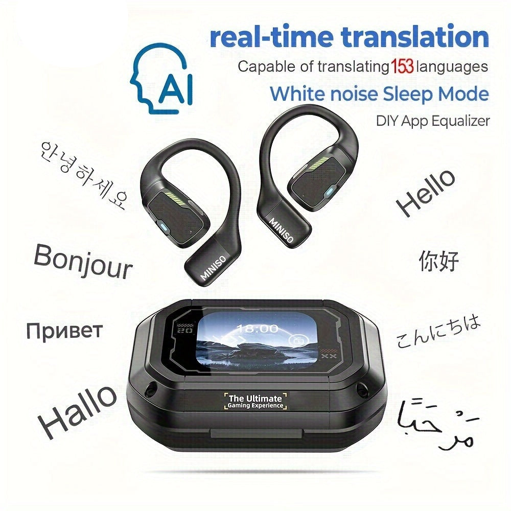 3-in-1 AI Translator Wireless Earbuds with Mic